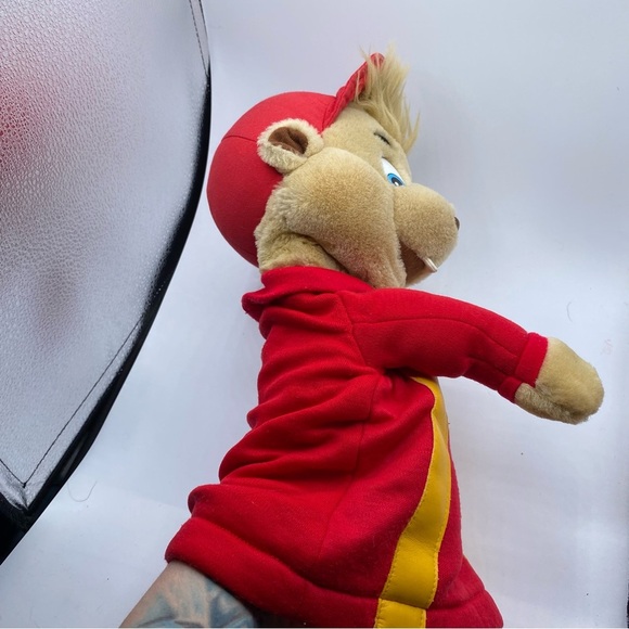 Vintage Rare 1993 Alvin & The Chipmunks Hand Puppet Plush Doll 80s Cartoons TV - Picture 9 of 15